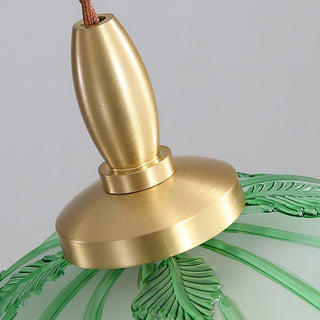 Ivy Leaf Natural Glass Pendant Light