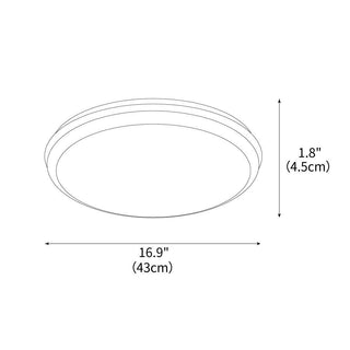 Jameson Minimalist Brass Ceiling Light