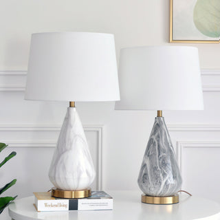 Aria Marbled Glass Table Lamp