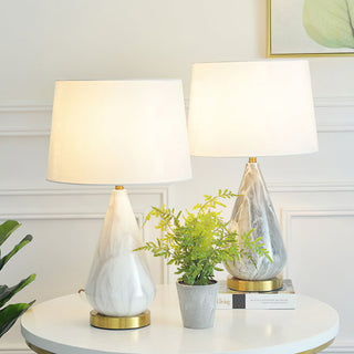 Aria Marbled Glass Table Lamp