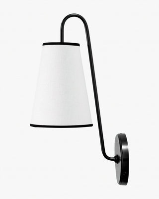 Clara Modern Brass & Fabric Wall Sconce