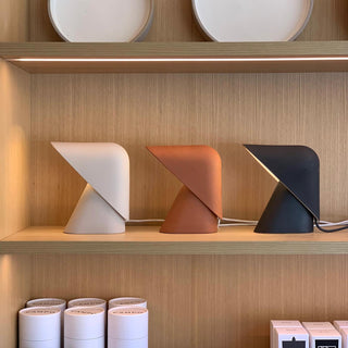 K Terracotta Resin Sculptural Table Lamp