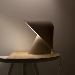 K Terracotta Resin Sculptural Table Lamp