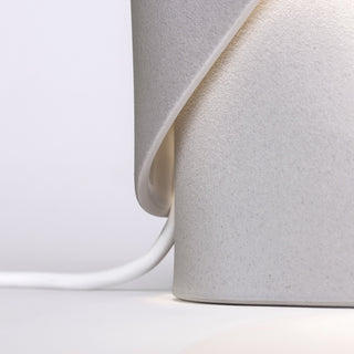 K Terracotta Resin Sculptural Table Lamp