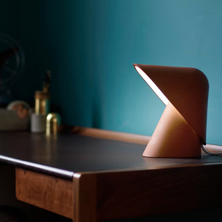K Terracotta Resin Sculptural Table Lamp