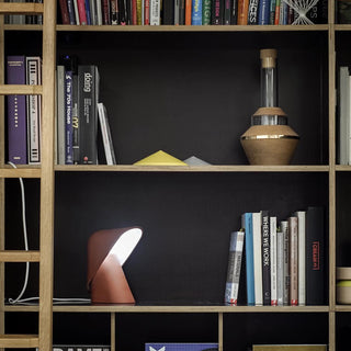 K Terracotta Resin Sculptural Table Lamp