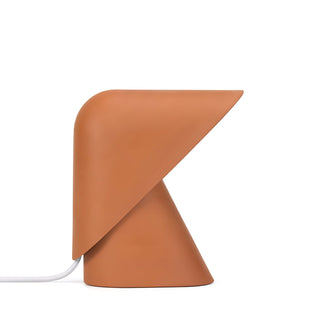 K Terracotta Resin Sculptural Table Lamp