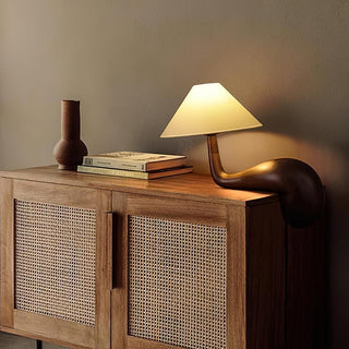 Aspire Streamlined Wood Table Lamp
