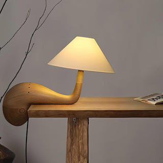 Aspire Streamlined Wood Table Lamp