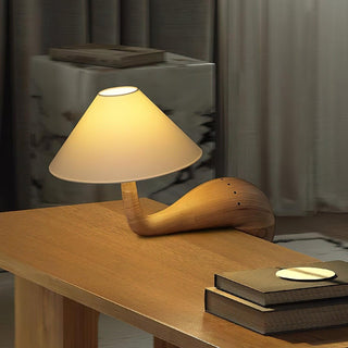 Aspire Streamlined Wood Table Lamp