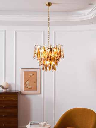 Orion Tiered Glass Chandelier