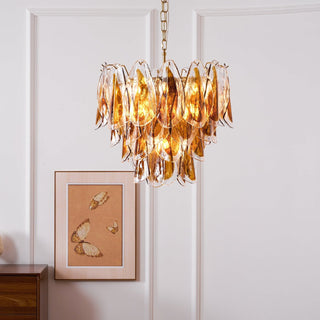 Orion Tiered Glass Chandelier