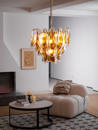 Orion Tiered Glass Chandelier
