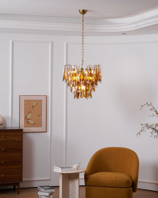 Orion Tiered Glass Chandelier
