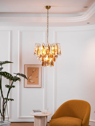 Orion Tiered Glass Chandelier