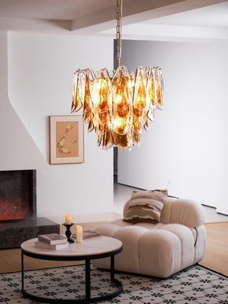 Orion Tiered Glass Chandelier