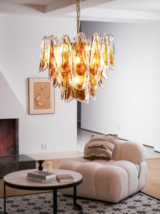 Orion Tiered Glass Chandelier