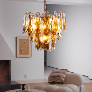 Orion Tiered Glass Chandelier