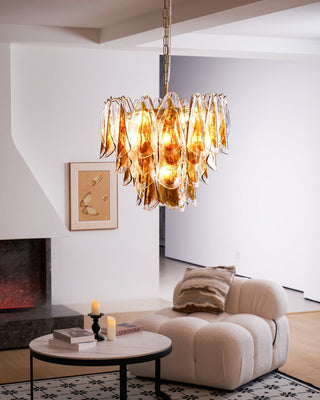 Orion Tiered Glass Chandelier