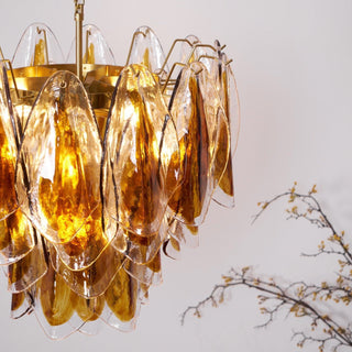 Orion Tiered Glass Chandelier