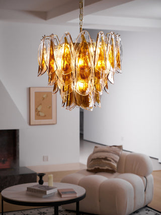 Orion Tiered Glass Chandelier