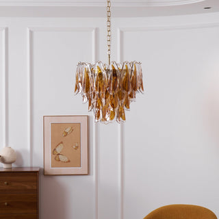 Orion Tiered Glass Chandelier