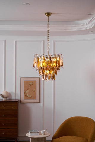 Orion Tiered Glass Chandelier