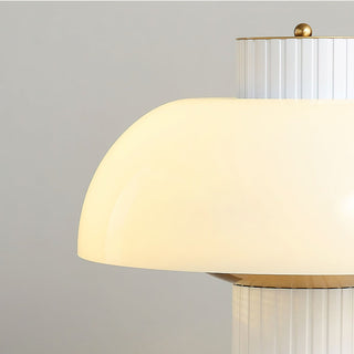 Kaelen Art Deco Glass Brass Table Lamp