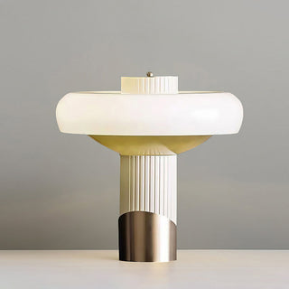 Kaelen Art Deco Glass Brass Table Lamp