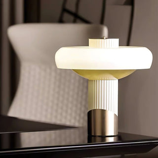 Kaelen Art Deco Glass Brass Table Lamp