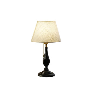Kamila Vintage Wood Table Lamp