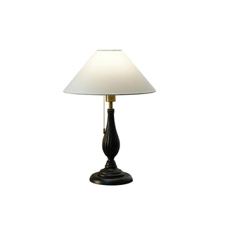 Kamila Vintage Wood Table Lamp