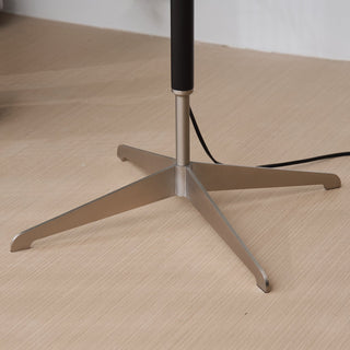 Apex Modern Nickel  Linen Floor Lamp