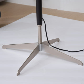 Apex Modern Nickel  Linen Floor Lamp