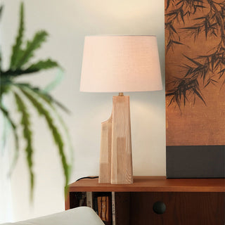 Linden Minimalist Wooden Table Lamp