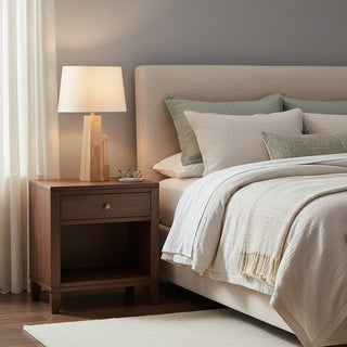Linden Minimalist Wooden Table Lamp