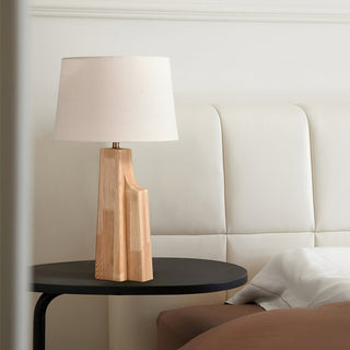 Linden Minimalist Wooden Table Lamp
