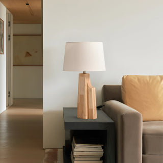 Linden Minimalist Wooden Table Lamp