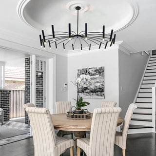 Kendall Sculptural Metal Chandelier