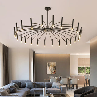 Kendall Sculptural Metal Chandelier