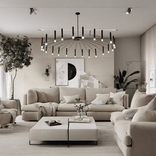 Kendall Sculptural Metal Chandelier