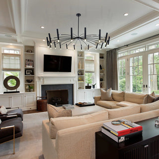 Kendall Sculptural Metal Chandelier