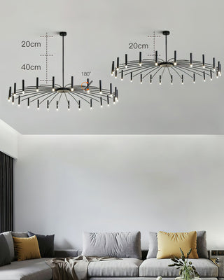 Kendall Sculptural Metal Chandelier