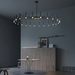 Kendall Sculptural Metal Chandelier