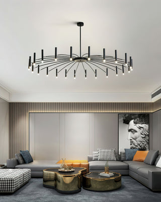 Kendall Sculptural Metal Chandelier