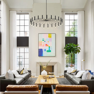 Kendall Sculptural Metal Chandelier
