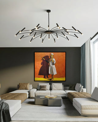Kendall Sculptural Metal Chandelier