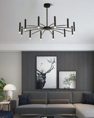 Kendall Sculptural Metal Chandelier