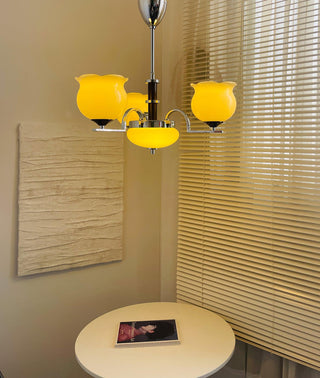 Keston Contemporary Glass Chandelier