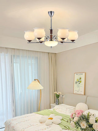 Keston Contemporary Glass Chandelier